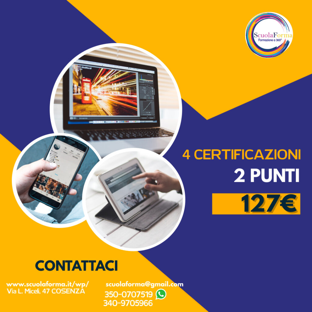 Certificazioni informatiche GPS